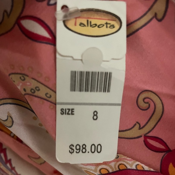vintage talbots silk button down! - Picture 3 of 3
